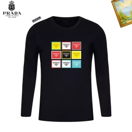 prada t-shirt manches longues pour unisexe s_12b1775